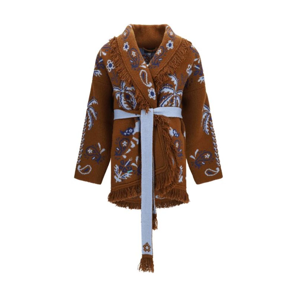 Alanui Women Island Roots Cardigan With Belt